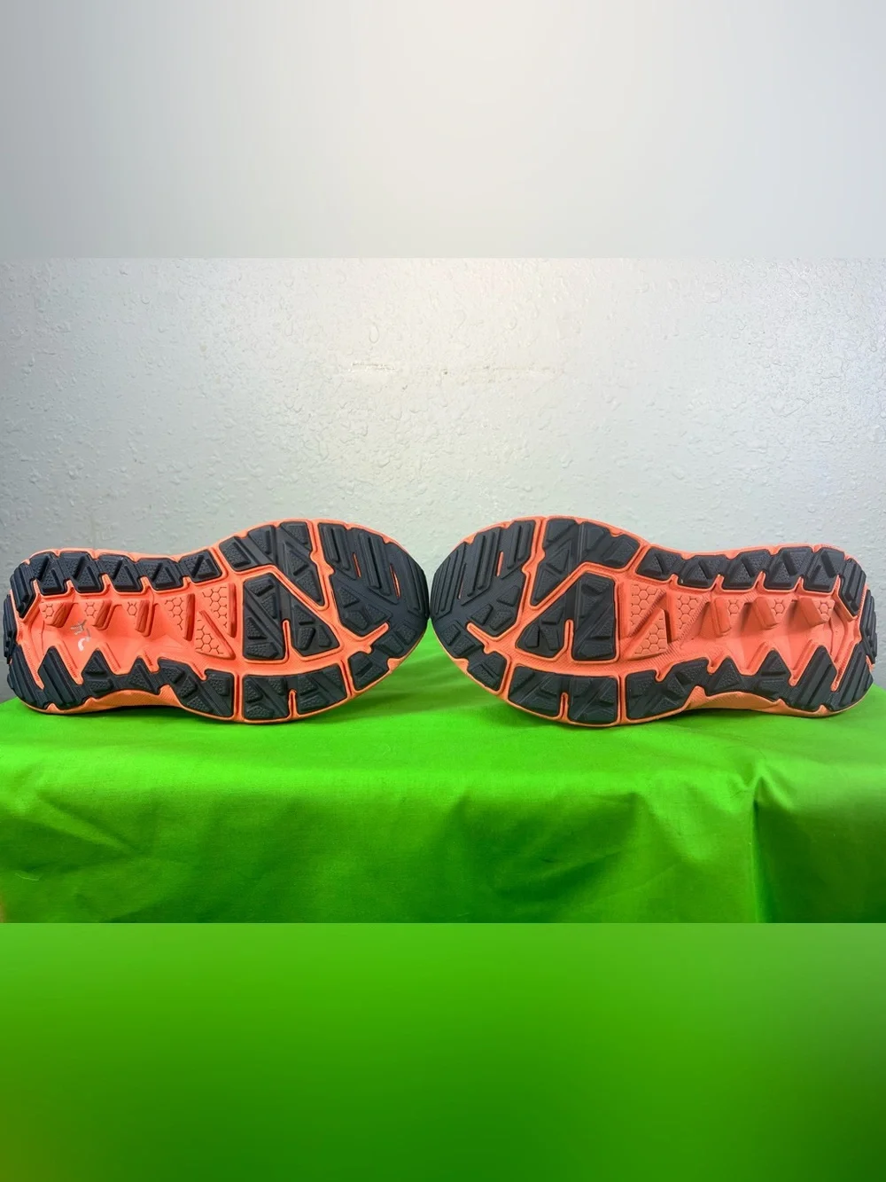 Hoka Navy Blue and Orange Trail Running Shoes